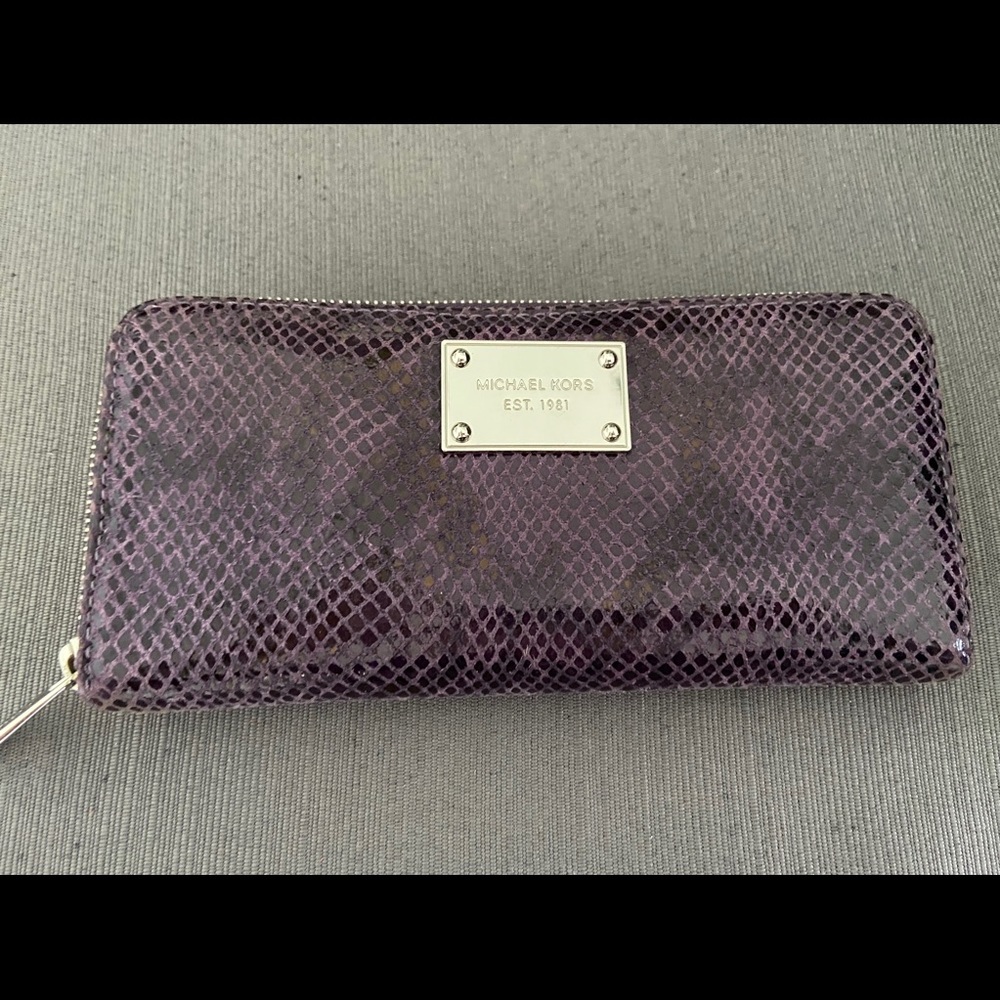 Michael Kors Purple Wallet